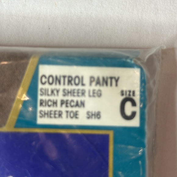 No Nonsense Sheer Endurance Control Top Rich Pecan Size C Sheer Toe - Picture 4 of 5